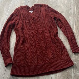 L.L. Bean Signature Fisherman Sweater 100% Cotton